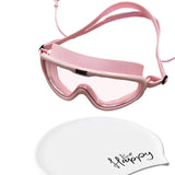 Maxbell Adults Swim Goggles Eyewear Swimming Glasses for Surfing Diving Water Sports Pink