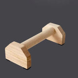 Maxbell 2x Push up Bar Sturdy Strength Training Wood for Men Women Home Gym Fitness