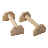 Maxbell 2x Push up Bar Sturdy Strength Training Wood for Men Women Home Gym Fitness
