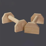 Maxbell 2x Push up Bar Sturdy Strength Training Wood for Men Women Home Gym Fitness