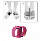 Maxbell Gymnastic Sticky Toes Sports Auxiliary Straps for Cheerleading Dance Gymnast Pink