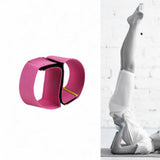 Maxbell Gymnastic Sticky Toes Sports Auxiliary Straps for Cheerleading Dance Gymnast Pink