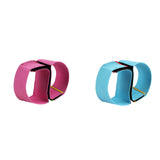 Maxbell Gymnastic Sticky Toes Sports Auxiliary Straps for Cheerleading Dance Gymnast Pink