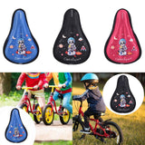 Maxbell Kids Bike Seat Cushion Cover for Boys Girls Thickened Bicycle Seat Protector Blue