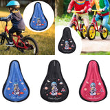 Maxbell Kids Bike Seat Cushion Cover for Boys Girls Thickened Bicycle Seat Protector Blue