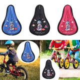 Maxbell Kids Bike Seat Cushion Cover for Boys Girls Thickened Bicycle Seat Protector Blue