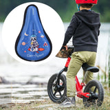 Maxbell Kids Bike Seat Cushion Cover for Boys Girls Thickened Bicycle Seat Protector Blue