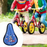 Maxbell Kids Bike Seat Cushion Cover for Boys Girls Thickened Bicycle Seat Protector Blue