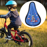 Maxbell Kids Bike Seat Cushion Cover for Boys Girls Thickened Bicycle Seat Protector Blue