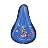Maxbell Kids Bike Seat Cushion Cover for Boys Girls Thickened Bicycle Seat Protector Blue