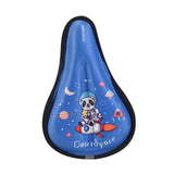 Maxbell Kids Bike Seat Cushion Cover for Boys Girls Thickened Bicycle Seat Protector Blue