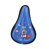 Maxbell Kids Bike Seat Cushion Cover for Boys Girls Thickened Bicycle Seat Protector Blue
