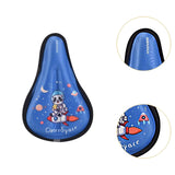 Maxbell Kids Bike Seat Cushion Cover for Boys Girls Thickened Bicycle Seat Protector Blue