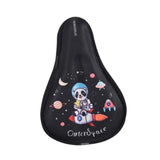 Maxbell Kids Bike Seat Cushion Cover for Boys Girls Thickened Bicycle Seat Protector Black