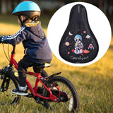 Maxbell Kids Bike Seat Cushion Cover for Boys Girls Thickened Bicycle Seat Protector Black