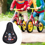Maxbell Kids Bike Seat Cushion Cover for Boys Girls Thickened Bicycle Seat Protector Black