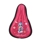 Maxbell Kids Bike Seat Cushion Cover for Boys Girls Thickened Bicycle Seat Protector Red