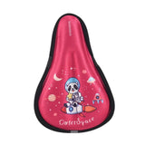 Maxbell Kids Bike Seat Cushion Cover for Boys Girls Thickened Bicycle Seat Protector Red