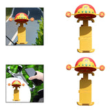 Maxbell Cute God of Wealth Holder Bike Phone Mount for Motorcycle Electric Motorbike Mirror Base
