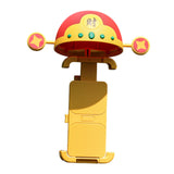 Maxbell Cute God of Wealth Holder Bike Phone Mount for Motorcycle Electric Motorbike Mirror Base