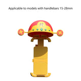 Maxbell Cute God of Wealth Holder Bike Phone Mount for Motorcycle Electric Motorbike Handlebar