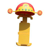 Maxbell Cute God of Wealth Holder Bike Phone Mount for Motorcycle Electric Motorbike Handlebar