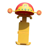 Maxbell Cute God of Wealth Holder Bike Phone Mount for Motorcycle Electric Motorbike Handlebar