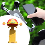 Maxbell Cute God of Wealth Holder Bike Phone Mount for Motorcycle Electric Motorbike Handlebar