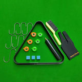 Maxbell Pool Cue Rack Sturdy Professional Protective Case Billiard Cue Tip Protector