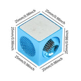 Maxbell Pool Cue Tip Shaper Portable Versatile Trimming Lightweight Grinding Trimmer Blue