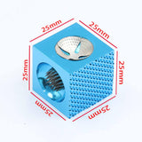 Maxbell Pool Cue Tip Shaper Portable Versatile Trimming Lightweight Grinding Trimmer Blue