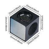 Maxbell Pool Cue Tip Shaper Portable Versatile Trimming Lightweight Grinding Trimmer Black