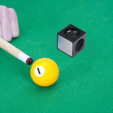 Maxbell Pool Cue Tip Shaper Portable Versatile Trimming Lightweight Grinding Trimmer Black