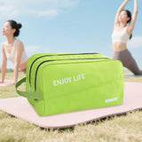 Maxbell Gym Bag Multipurpose Tote Oxford Cloth Crossbody Bags for Workout Sports Gym Green