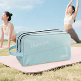 Maxbell Gym Bag Multipurpose Tote Oxford Cloth Crossbody Bags for Workout Sports Gym Blue