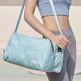 Maxbell Gym Bag Multipurpose Tote Oxford Cloth Crossbody Bags for Workout Sports Gym Blue