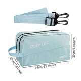Maxbell Gym Bag Multipurpose Tote Oxford Cloth Crossbody Bags for Workout Sports Gym Blue