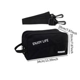 Maxbell Gym Bag Multipurpose Tote Oxford Cloth Crossbody Bags for Workout Sports Gym Black