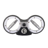 Maxbell Burn Rotator Machine for Forearm Trainer for Gyms Sturdy Accessory Versatile 12 Lbs Silver
