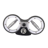 Maxbell Burn Rotator Machine for Forearm Trainer for Gyms Sturdy Accessory Versatile 12 Lbs Silver