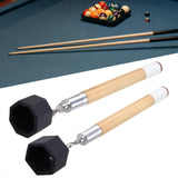 Maxbell Pocket Pool Cue Chalk Holder Compact Professional Chalk Holder for Billiards Octagonal