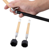 Maxbell Pocket Pool Cue Chalk Holder Compact Professional Chalk Holder for Billiards Hexagon