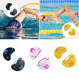 Maxbell Swimming Hand Paddles Gloves Swimming Aid for Men Women Kids Aquatic Fitness Black