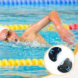 Maxbell Swimming Hand Paddles Gloves Swimming Aid for Men Women Kids Aquatic Fitness Black