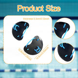 Maxbell Swimming Hand Paddles Gloves Swimming Aid for Men Women Kids Aquatic Fitness Black