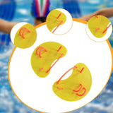 Maxbell Swimming Hand Paddles Gloves Swimming Aid for Men Women Kids Aquatic Fitness Yellow