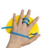 Maxbell Swimming Hand Paddles Gloves Swimming Aid for Men Women Kids Aquatic Fitness Yellow