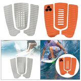 Maxbell 3Pcs Traction Pads DIY for Standup Skimboard White