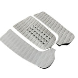 Maxbell 3Pcs Traction Pads DIY for Standup Skimboard White
