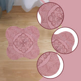 Maxbell Yoga Knee Pad Nonslip for Knees Elbows Wrists Hands for Workout Floor Travel Pink